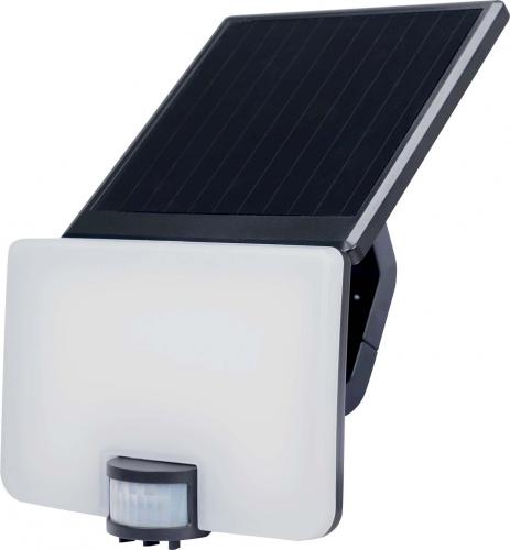LED solrn svtidlo PERPET SOLAR PIR 8W, 4000K NW, 800lm, IP54, PIR, Greenlux GXSO020